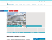 Tablet Screenshot of cancuncare.com